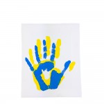 Желто-Голубой – набор для создания отпечатков "Руки Влюбленных" / Подарок любимому / Подарочный набор/ Подарок фото товара