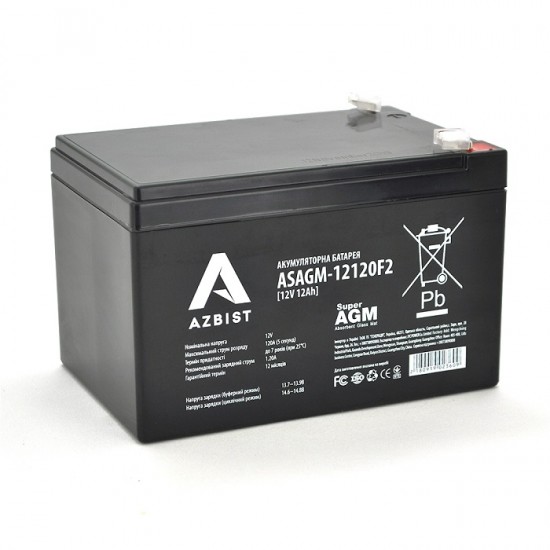 AGM ASAGM-12120F2  Black Case  12V 12.0Ah фото товара