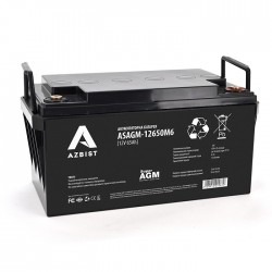 AGM ASAGM-12650M6  Black Case  12V 65.0Ah