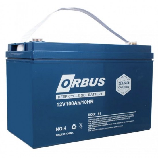 Аккумулятор для ИБП ORBUS CG12100 GEL 12V 100 AH/10Hr фото товару