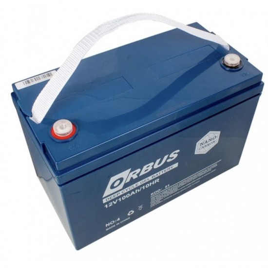 Аккумулятор для ИБП ORBUS CG12100 GEL 12V 100 AH/10Hr фото товару