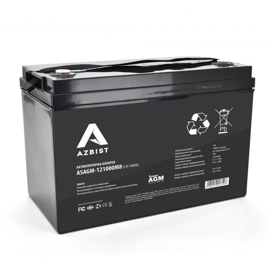 AGM ASAGM-121000M8  Black Case  12V 100.0Ah фото товара