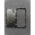 Металлический чехол на Iphone 12 черный 2000-01-2 фото товара