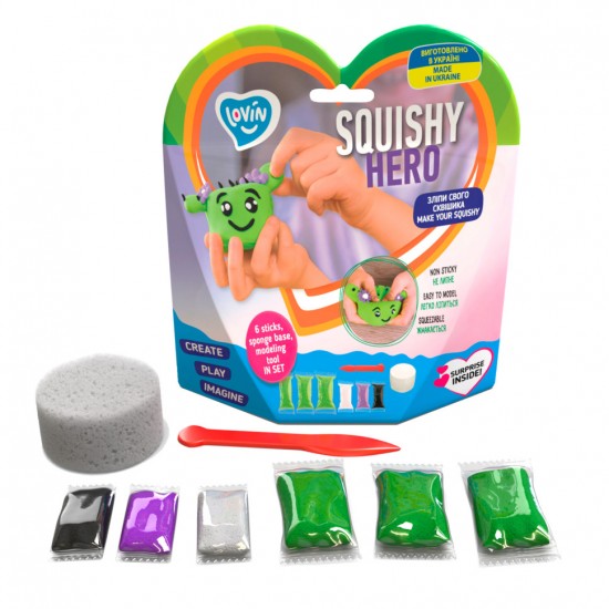 Набор для лепки с воздушным пластилином Squishy Cactusita TM Lovin 70124 фото товара