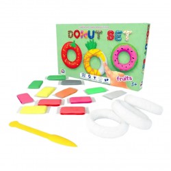 Набор для креативной лепки TM Moon Light Clay Donut Set FRUITS легкий прыгающий пластилин 70087