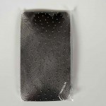 Колготы очень мелкая чёрная сеточка металлические стразы - 314-16 фото товара