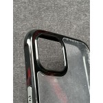 Силиконовый прозрачный чехол с черным ободком Iphone13 2001-01-1 фото товара