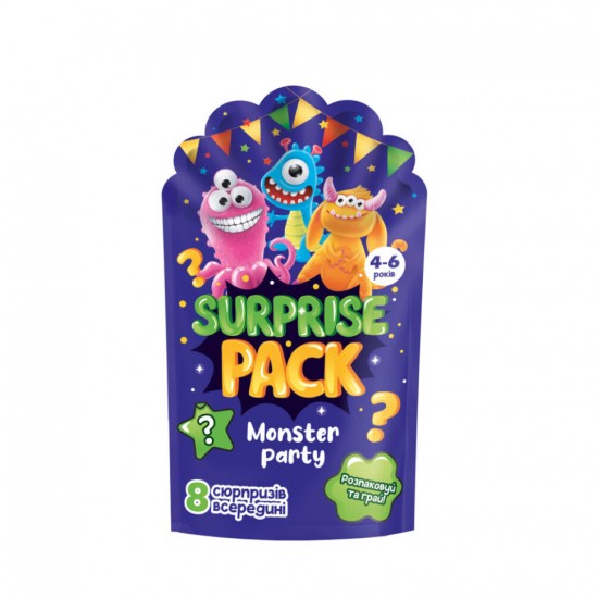 Набір сюрпризів Surprise pack Monster party Vladi Toys VT8080-03 Укр фото товару