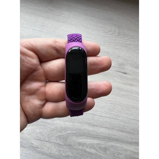 Ремінець для годинника Xiaomi 5/6 плетений  фіолетовий 2004-08-11 фото товара