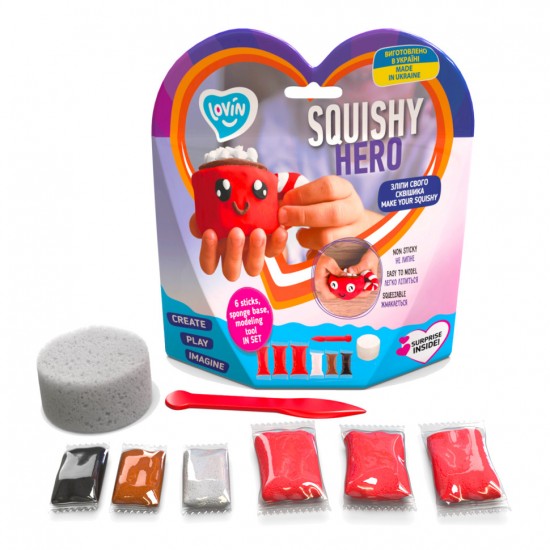 Набор для лепки с воздушным пластилином Squishy CupCao ТМ Lovin 70125 фото товара