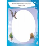 Детская развивающая книга Рисуй, ищи, клей. Хороший динозавр 837003 на укр. языке фото товара