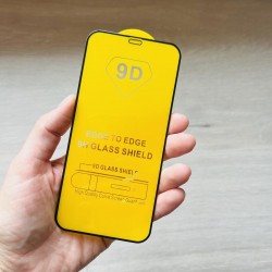 Стекло защитное 9D на телефон IPhone 12 / 6,1 дюйм з упаковкою 2011-08-4