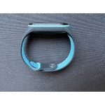 Ремешок силиконовый для часов Xiaomi Mi Band 3/4 черно-синий 2006-02-2 фото товара