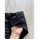 Плавки женские черные с видворотоми - 114-06 фото товара