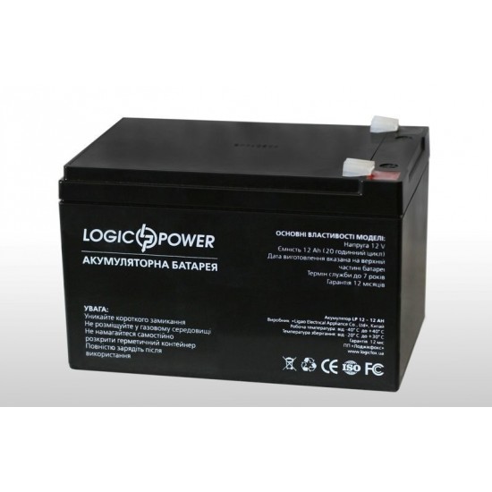 LogicPower LPM 12-12 Ah фото товара