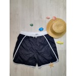 Шорты мужские пляжные длинные чёрные -163-04-2 фото товара