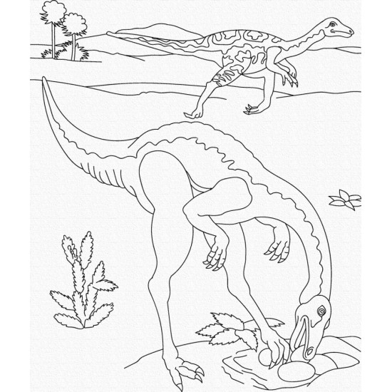 Роспись на холсте. Art Craft Динозавры 25х30 см 15524-AC фото товара