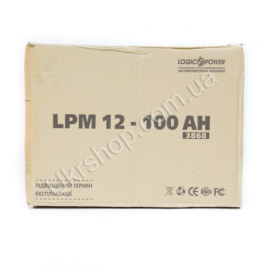 LogicPower LPM 12V 100AH фото товара