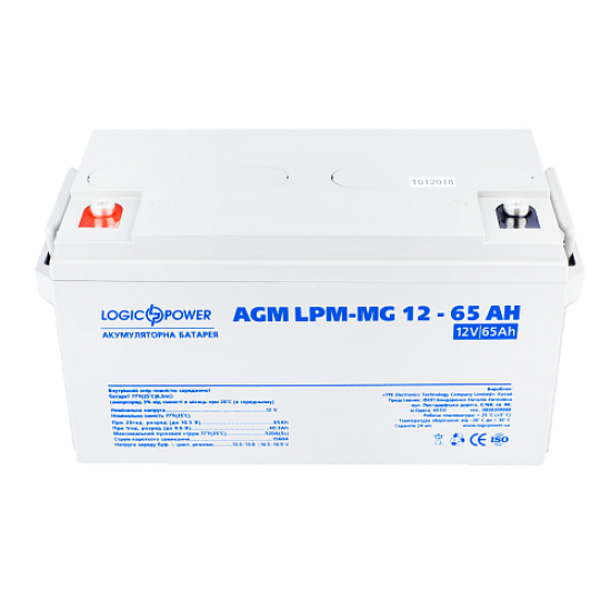 LogicPower AGM LPM-MG 12V 65AH фото товара