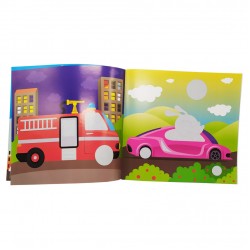 Книга розмальовка для малюків "Транспорт" Книжковий хмарочос 400616