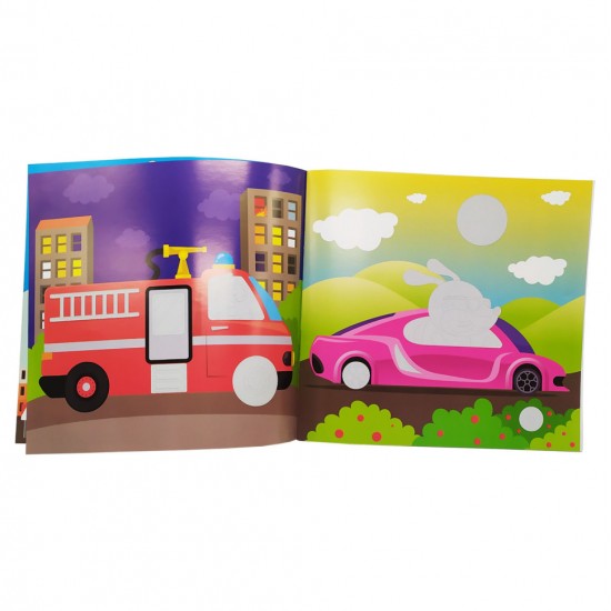 Книга разрисовка для малышей Транспорт Книжковий хмарочос 400616 фото товара