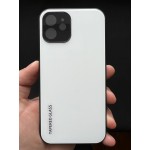 Стеклянный чехол белый Iphone 12 2000-04-1 фото товара