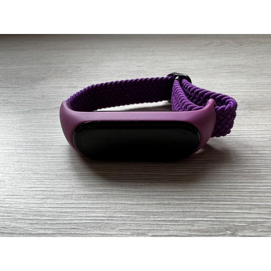 Ремінець для годинника Xiaomi 5/6 плетений  фіолетовий 2004-08-11 фото товара
