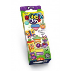 Набор для творчества Шариковый пластилин Bubble Clay 7995DT, 6 цветов