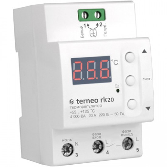 Terneo rk20 - терморегулятор фото товара