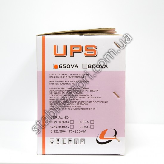 ИБП LUXEON UPS-650A фото товара