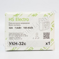 HS-Electro УКН-32с - реле напряжения