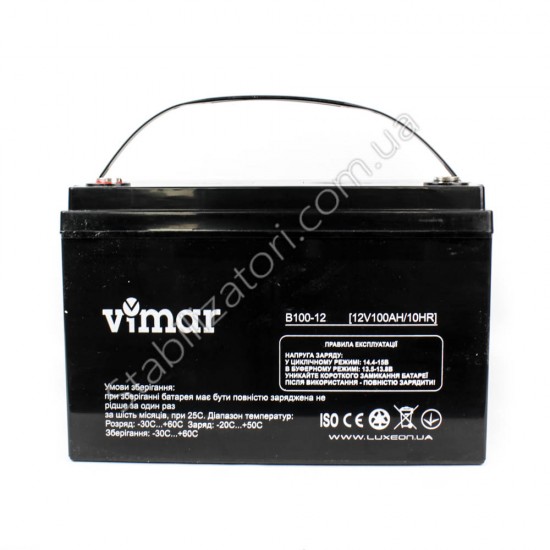 VIMAR B100-12В 100Ah фото товара