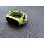 Ремешок для Xiaomi Mi Band 5/6 нейлоновый на липучках салатовый 2007-04-3 фото товара