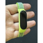 Ремешок для Xiaomi Mi Band 5/6 нейлоновый на липучках салатовый 2007-04-3 фото товара