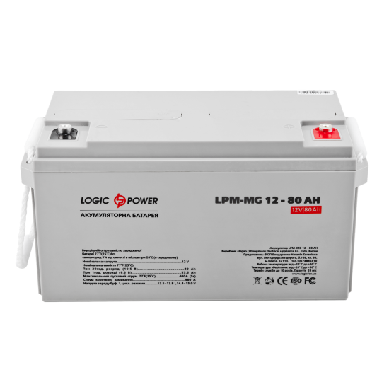 LogicPower LPM-MG 12V 80AH фото товара