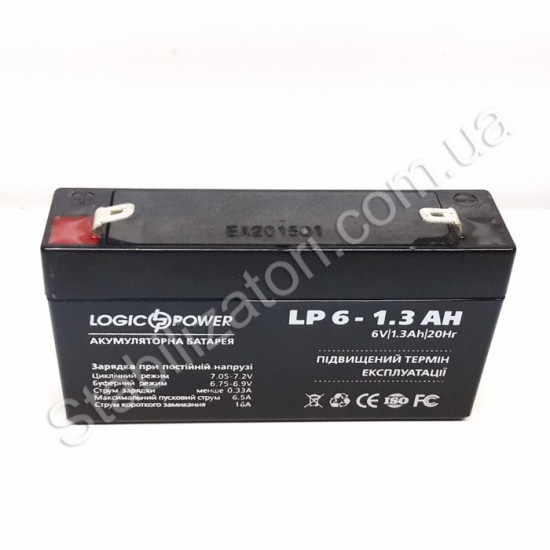 LogicPower LPM 6V 1.3Ah фото товара