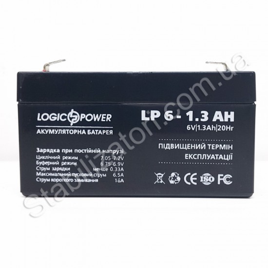LogicPower LPM 6V 1.3Ah фото товара