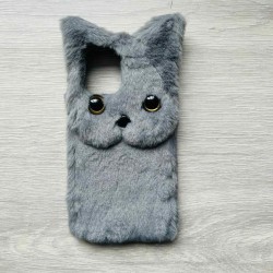 Чехол на телефон серый котик IPhone 12  2010-03