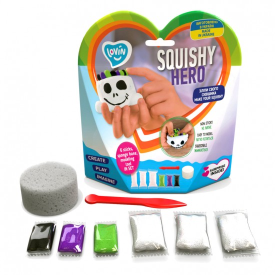 Набор для лепки с воздушным пластилином Squishy Scary Ghost ТМ Lovin 70126 фото товара