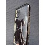 Чехол прозрачный с черным медведем Iphone 12, 2003-02-2 фото товару