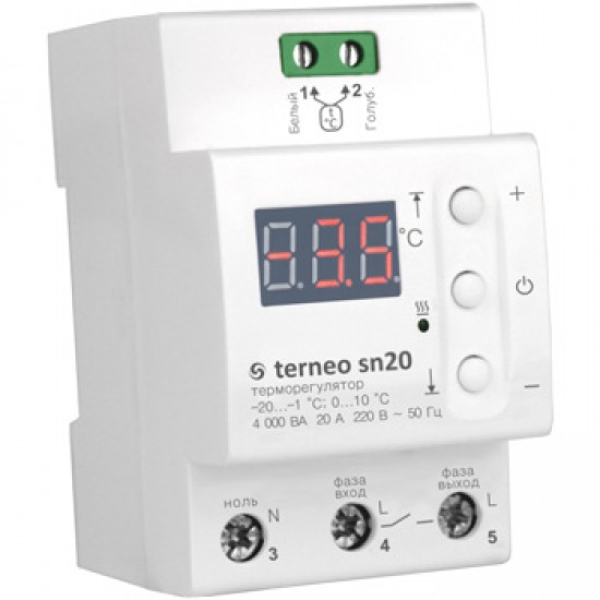 Terneo sn20 - терморегулятор фото товара