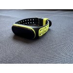 Ремешок силиконовый для Mi Band 3/4 черно-зеленый 2006-03-1 фото товара