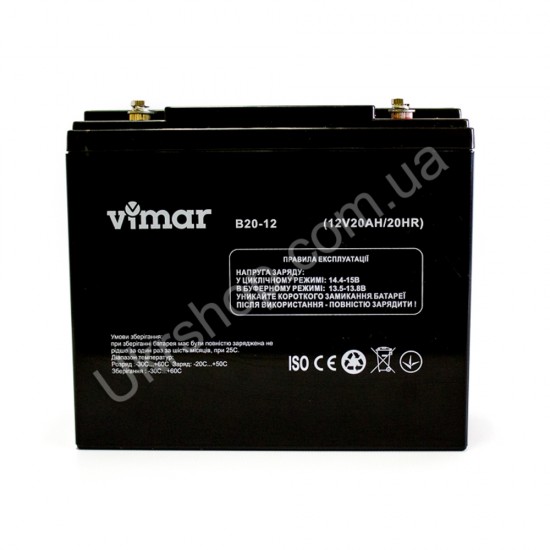 VIMAR B20-12 12В (20 Ач) фото товара