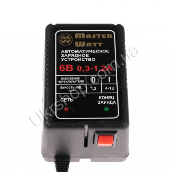 Зарядное устройство Master Watt  0,3-1,2А 6В фото товару