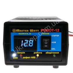Зарядний пристрій РОБОТ-12 Master Watt 1 - 200 А*ч Цифрова індикація